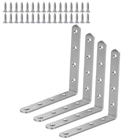 double l shaped metal bracket|l shaped brackets screwfix.